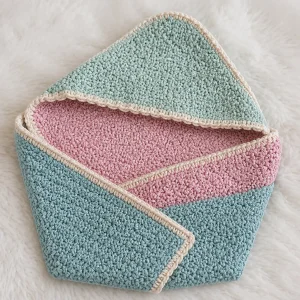 Crochet Baby Hooded Towel Wrap