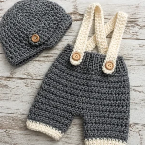 Crochet Baby Legging Pant Set