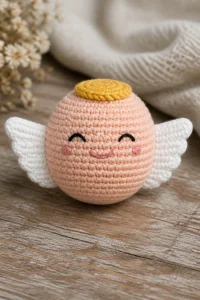 Crochet Angel Baby Stuffed Toy