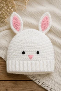 Crochet Bunny Baby Hat Beanie