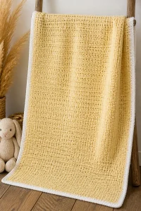 Crochet Candle Glow Dc Baby Blanket
