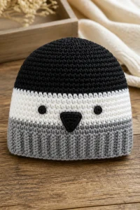 Crochet Chickadee Baby Hat Beanie