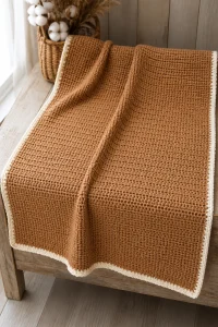 Crochet Cider Donut Dc Baby Blanket