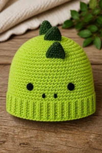 Crochet Dinosaur Baby Hat Beanie