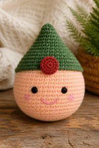 Crochet Elf Baby Stuffed Toy