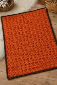 Crochet Fall Feather Shell Baby Blanket