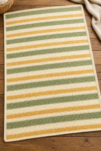 Crochet Gender Neutral Stripe Baby Blanket