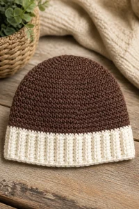 Crochet Hot Cocoa Baby Beanie