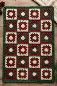 Crochet Little Elf Granny Baby Blanket