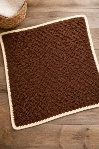 Crochet Pilgrim Hat C2C Baby Blanket