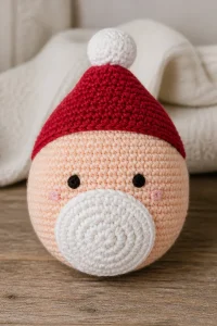 Crochet Santa Baby Stuffed Toy