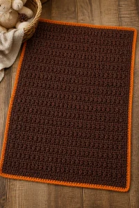 Crochet Spooky Owl Puff Baby Blanket