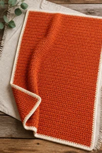 Crochet Sweet Potato Baby Blanket