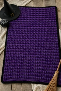 Crochet Witch Hat Puff Blanket