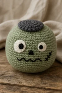 Crochet Zombie Baby Stuffed Toy